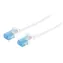 SCONN Patch kabel Cat6 plochý bílý 0,3 m / Patch kabel / U/UTP / Slim