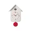 Guzzini HOME QQ bílá / Kukačkové hodiny / s kyvadlem / ABS plast