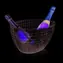 Guzzini Tiffany Chiller Bucket průsvitná bílá / Chladicí nádoba / akryl / 28 x 17,5 x 19 cm