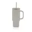 XD Design Uzavíratelný termohrnek s brčkem 480 ml béžová / Termohrnek / nerezová ocel / dvojitá stěna / BPA free