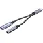 Unitek M206A / Redukce USB-C na jack 3,5mm + USB-C / PD 60W