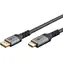 Goobay Plus 65271 šedá / Adaptérový kabel DisplayPort - HDMI / 4K 60Hz / 5 m