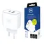 3mk DualCharge 20W bílá / Nabíječka / PD3.0 / QC3.0 / PPS / 1x USB-A + 1x USB-C
