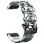 X-SITE Řemínek pro Garmin Forerunner 735XT / 26 mm / černo-bílý maskáčový