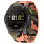 X-Site Řemínek pro Garmin QuickFit 22mm oranžová kamufláž / Řemínek / Nylon / 22 mm