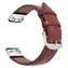 X-SITE Kožený řemínek pro Garmin QuickFit 20mm hnědý / Řemínek / Kožený / 20 mm / Kovová přezka