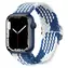 X-SITE Nylonový řemínek pro Apple Watch 38/40/41mm modrobílý / Řemínek / Nylon
