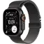 Apple Watch Ultra 3 (2025) GPS+Cellular 49mm Černé titanové tělo - Černý titanový milánský tah (S) / 130-160mm 