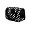 animALL Taška Black with pink paws L 50x22x30 cm