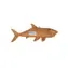 animALL Hračka Baby žralok kůže natural 22x10 cm