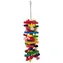 Bird Jewel Hračka - závěsná s provazy a dřívky barevná 54 cm