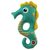 Dog Fantasy Hračka - Water Float mořský koník pískací a plovoucí zelená 22.5 cm