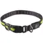 Dog Fantasy Obojek USB LED nylonový svítící S-M zelená 1.9x35-50 cm