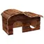 Small Animals Domek Kaskada dřevěný s kůrou 31cm