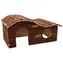 Small Animals Domek Kaskada dřevěný s kůrou 43cm