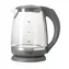 Adler AD 1286 šedá / Rychlovarná skleněná konvice / 2200 W / 2 L