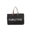 Childhome Family Bag Black / Cestovní taška / 55 x 40 x 18 cm 