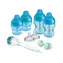Tommee Tippee Sada kojeneckých lahviček C2N ANTI-COLIC s kartáčem Blue