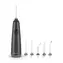 TrueLife AquaFloss Compact C300 černá / Aku ústní sprcha / 300 ml / 8-110 PSI / časovač / 5 režimů / IPX7