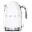 SMEG KLF04WHEU bílá / Rychlovarná konvice / 1.7L / 2400W / regulace teploty 