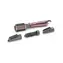 Babyliss AS960E růžová / rotační kulma na vlasy / 50mm / 2 teploty / 4 nástavce / pouzdro