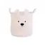 Childhome Koš na hračky Teddy Off White 40x40x40 cm