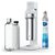 Brita sodaTRIO Carbonator Set bílá / výrobník sody / 1x CO2 plyn / 1x skleněná lahev / 1x nerezová láhev
