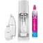 SodaStream Terra MEGA bílá / Výrobník sody / 2x láhev 1 L / 1x láhev 0.5 L / 1x CO2 plyn 