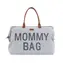 Childhome Přebalovací taška Mommy Bag Canvas Grey / 55 x 30 x 40 cm