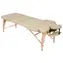 NAIPO MGBC-302 hnědá / Masážní stůl / Skládací / Nosnost 270 kg / 185 x 70 x 63-88 cm / Hmotnost 16.8 kg