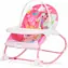 CHIPOLINO Dětské houpací křesílko Enjoy - růžové / od 0 - 6 měsíců / do 9 kg