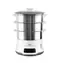Tefal Deluxe XL VC502D10 bílá / Parní hrnec / 900 W / 9 l / 3 nádoby 