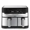 Tefal Dual Easy Fry & Grill EY905D10 / Horkovzdušná fritéza / 2700 W / objem 5.2 l + 3.1 l / 8 programů