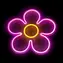2Kids Toys LED NEON LIGHT lampička Květ