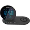 BLAUPUNKT CR85BK CHARGE černá / rádio budík / LCD displej / bezdrátová nabíječka / teploměr vnitřní/venkovní