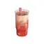 Quokka Nerezový termohrnek s brčkem Mist Peach Petals 720 ml