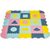 ECOTOYS Pěnové puzzle Tvary pastelové SX s okraji / od 3 let 