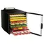 SENCOR SFD 7000BK černá / Sušička ovoce / 800W / Rozměr síta: 37 x 30 cm