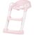CHIPOLINO Záchodové prkénko se žebříkem Skippy Pink / od 18 měsíců