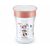 NUK hrnek Magic Cup s víčkem 230ml / červená