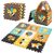 KIK Pěnové puzzle Barevná zvířátka (28x28) / 9 dílků