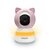 EVOLVEO Baby Monitor LUX růžová / Elektronická videochůvička / 360° dohled / noční vidění / detekce pláče a pohybu