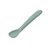 KikkaBoo Lžička Platinum Silicone Sage / od 6 měsíců