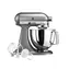 KitchenAid 5KSM125ECU stříbrná / Kuchyňský robot / 300W / 4,8L / 10 rychlostí