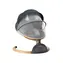 KikkaBoo Houpací lehátko elektrické Ashlee Dark Grey / Nosnost do 9 kg