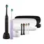 TrueLife SonicBrush Compact Duo černá/fialová / sonický zubní kartáček / 3 hlavice /70.000 kmitů / 4 režimy 