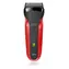 Rozbaleno - Braun Series 3 300s červená / planžetový holicí strojek / 30 min provoz / rozbaleno