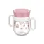 Little Dutch Hrnek trénovací 360° 200 ml Fairy Garden růžová / od 6 měsíců