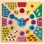 Small Foot Vkládací výukové puzzle nauč se hodiny / od 3 let
