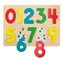 Woody Puzzle na desce ´´Číslice s beruškami´´ / od 3 let